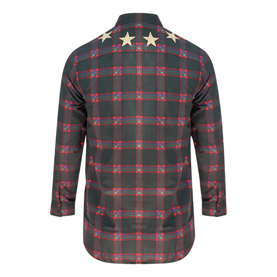 Givenchy Mens Shirt Brown Check