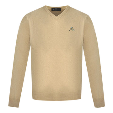 Aquascutum Mens Sweater 2036 900201 Beige