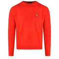 Aquascutum Check A Logo Red Jumper - Nova Clothing