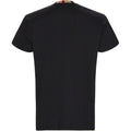 Burberry Pattern Collar Black Oversized T-Shirt S