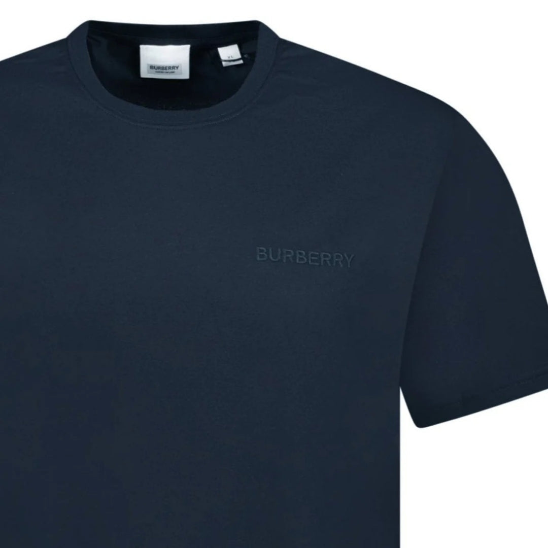 Burberry Monotone Logo Navy Blue T-Shirt S