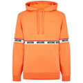 Moschino Branded Taped Chest Orange Hoodie XS