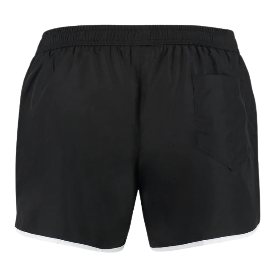 Moschino Milano Logo Black Short Swim Shorts XS