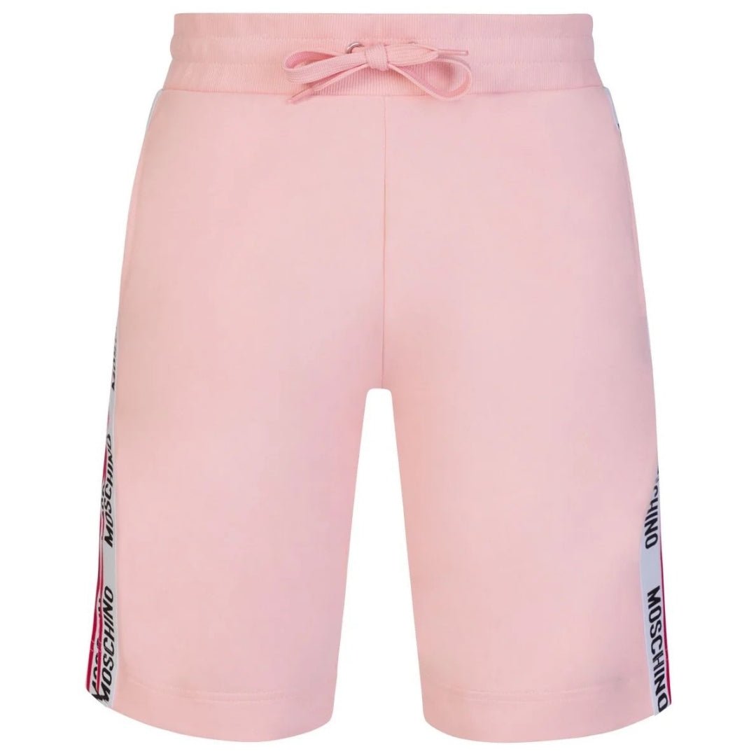 Moschino Branded Tape Legs Pink Shorts S