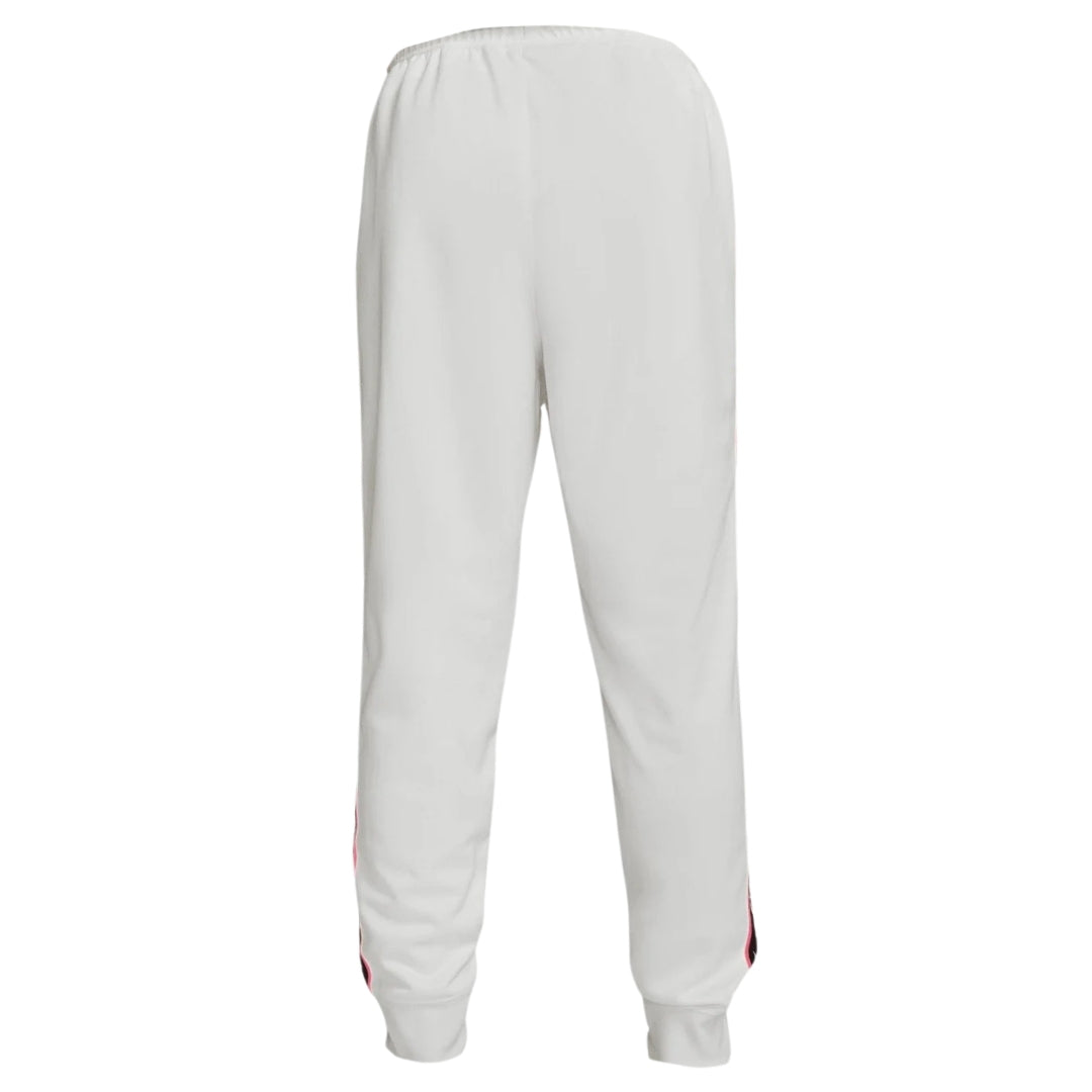 Nike Logo Taped Hem White Sweatpants L