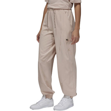 Nike Jordan Logo Loose Fit Beige Sweatpants S