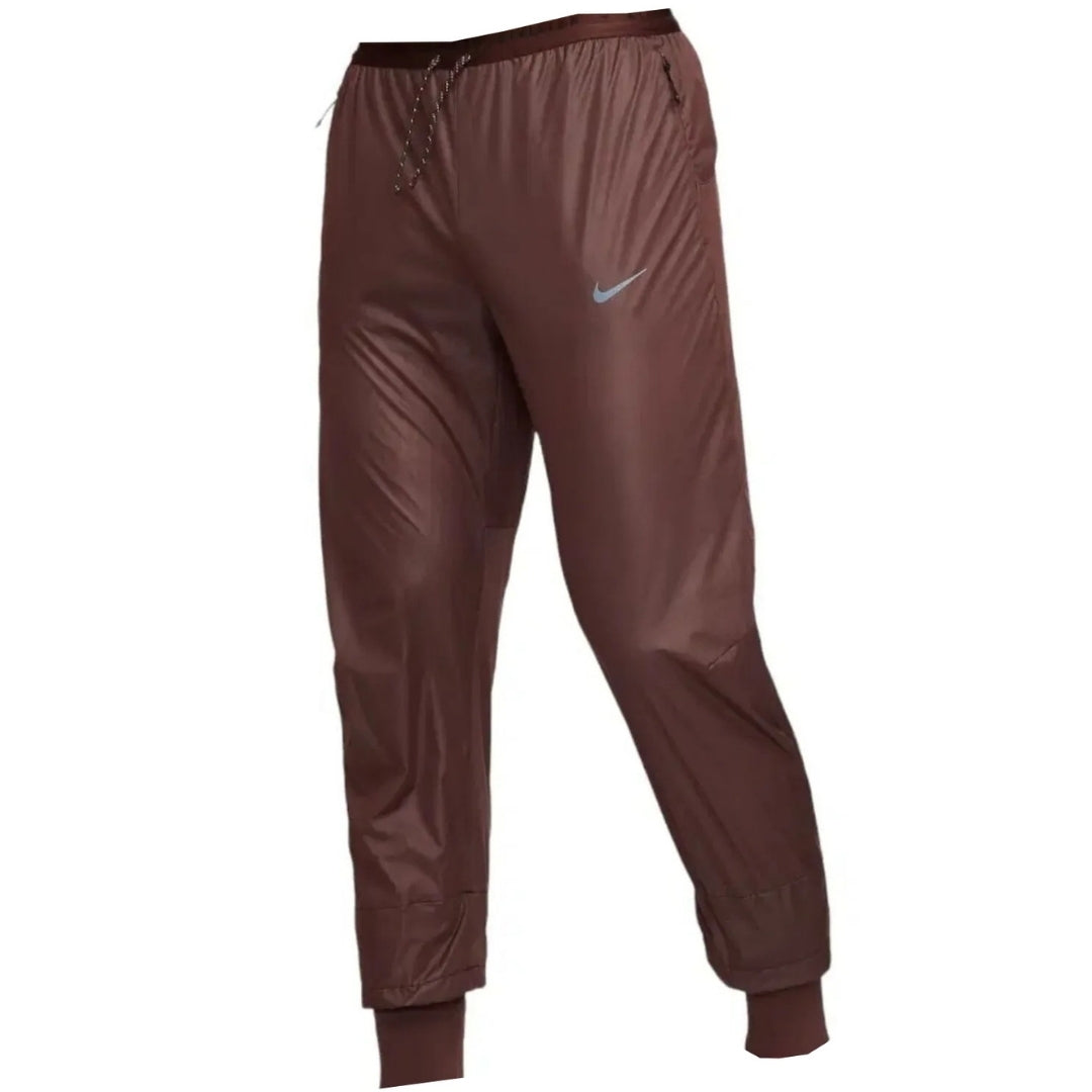 Nike Plain Dark Brown Running Trousers S