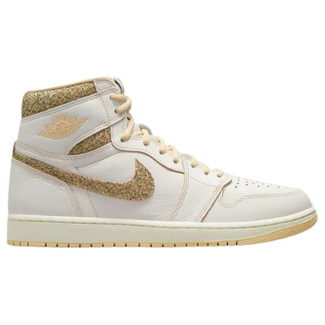 Nike Air Jordan 1 Retro High OG Craft White High Top Sneakers UK 6