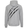 Plein Sport Large Scratch Logo Taped Hood Grey Hoodie S