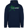 Plein Sport Logo On Back Zip-Up Navy Blue Hoodie S