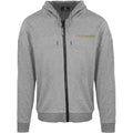 Plein Sport Logo On Back Zip-Up Grey Hoodie S