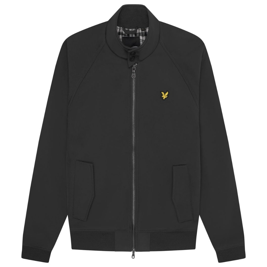 Lyle & Scott Branded Emblem Gunmetal Grey Soft Shell Jacket S