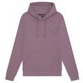 Lyle & Scott Branded Highland Mauve Purple Pull-over Hoodie M