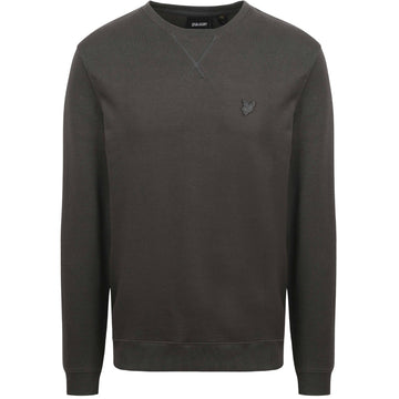 Lyle & Scott Tonal Eagle Logo Dark Grey Pull-over Sweatshirt