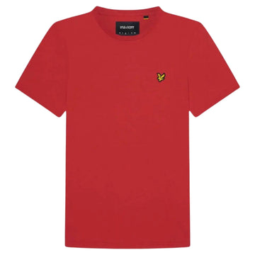 Lyle & Scott Brand Chest Logo Gala Red T-Shirt