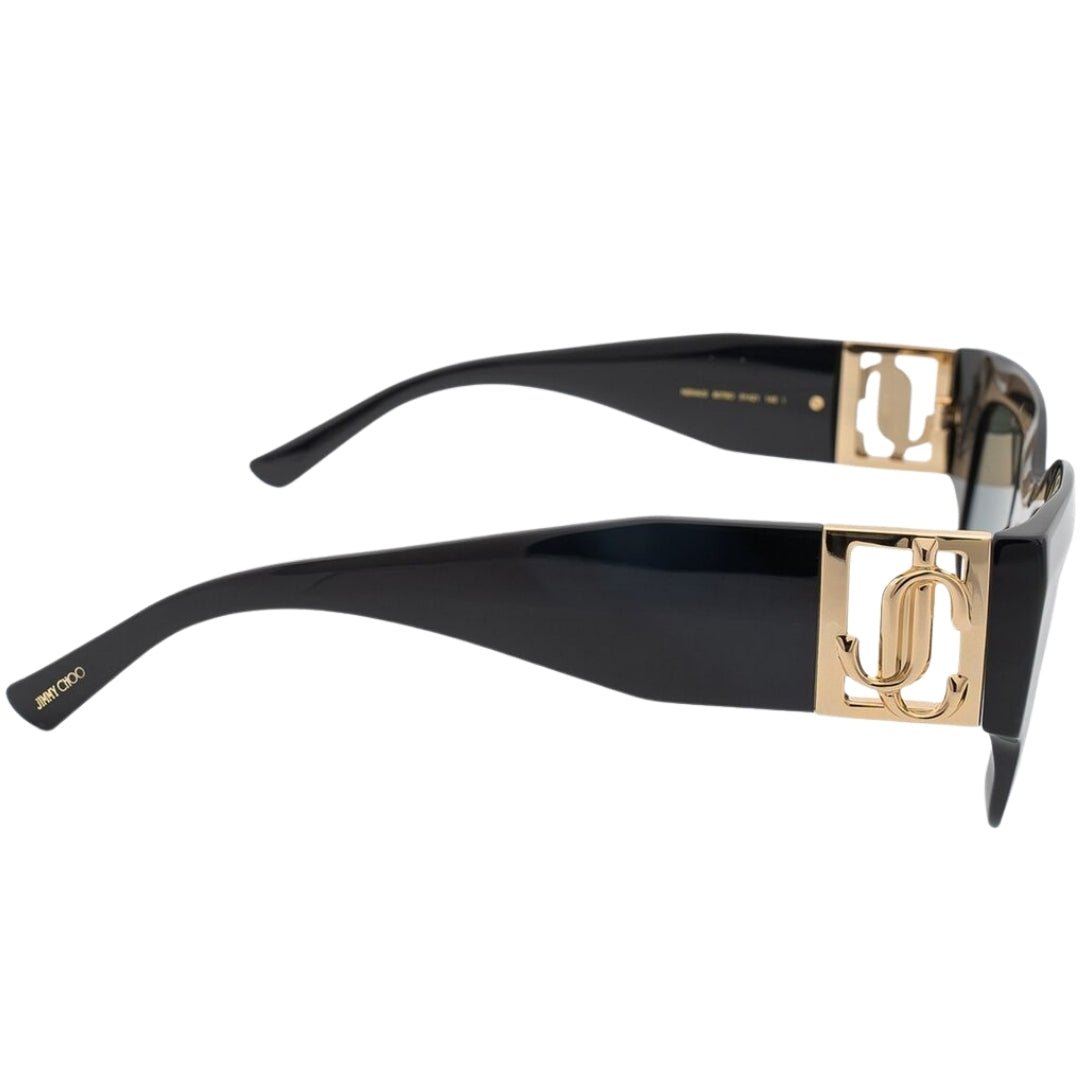 Jimmy Choo Nena 807 9O Black Sunglasses 51/21/145