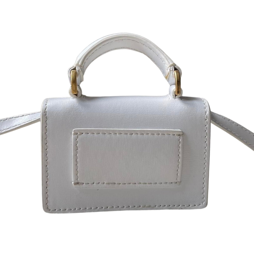 Off-White Womens WaisOWNX007S22LEA0020100 Tiny Bag White