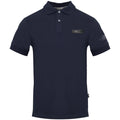 Plein Sport Slashed Sleeve Navy Blue Polo Shirt S