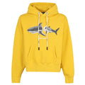 Palm Angels Shark Logo Bright Yellow Hoodie S