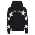 Palm Angels Patched Stars Black Vintage Hoodie M