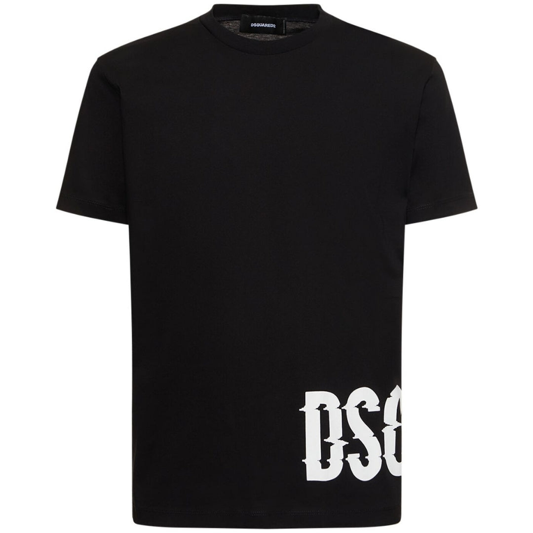 Dsquared2 Cool Fit Large DSQ2 Logo Black T-Shirt L