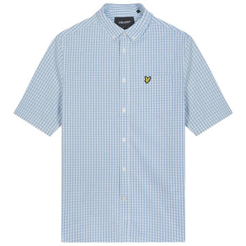 Lyle & Scott Mens Shirt SW2005V W490 Light Blue