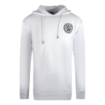 Cavalli Class Large Circle Design White Hoodie L