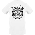 Plein Sport Circle Logo On Back White T-Shirt S