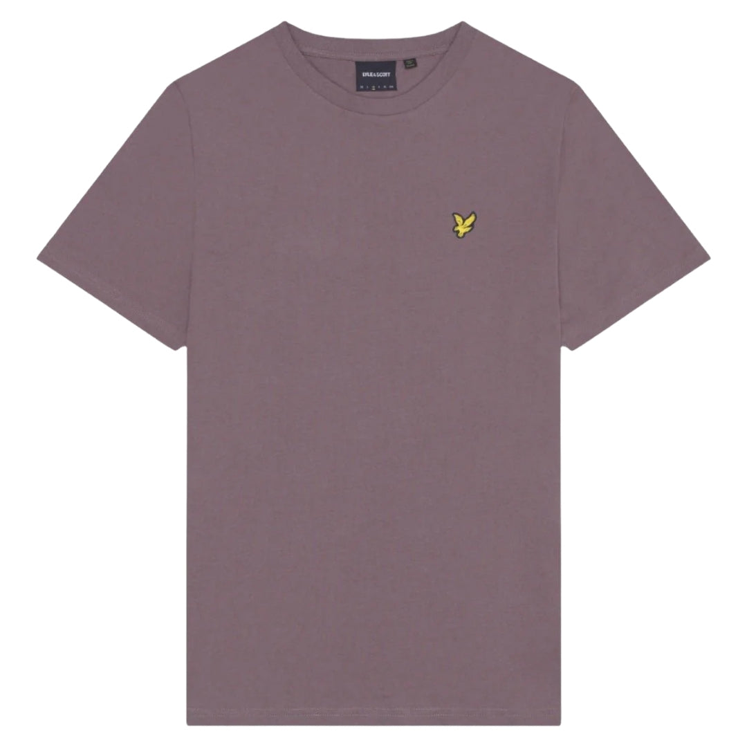 Lyle & Scott Branded Chest Logo Purple Highland Mauve T-Shirt M