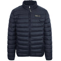 Plein Sport Patch Logo Thin Padded Navy Blue Jacket S