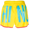 Moschino Large Blue Logo Yellow Short Swim Shorts S