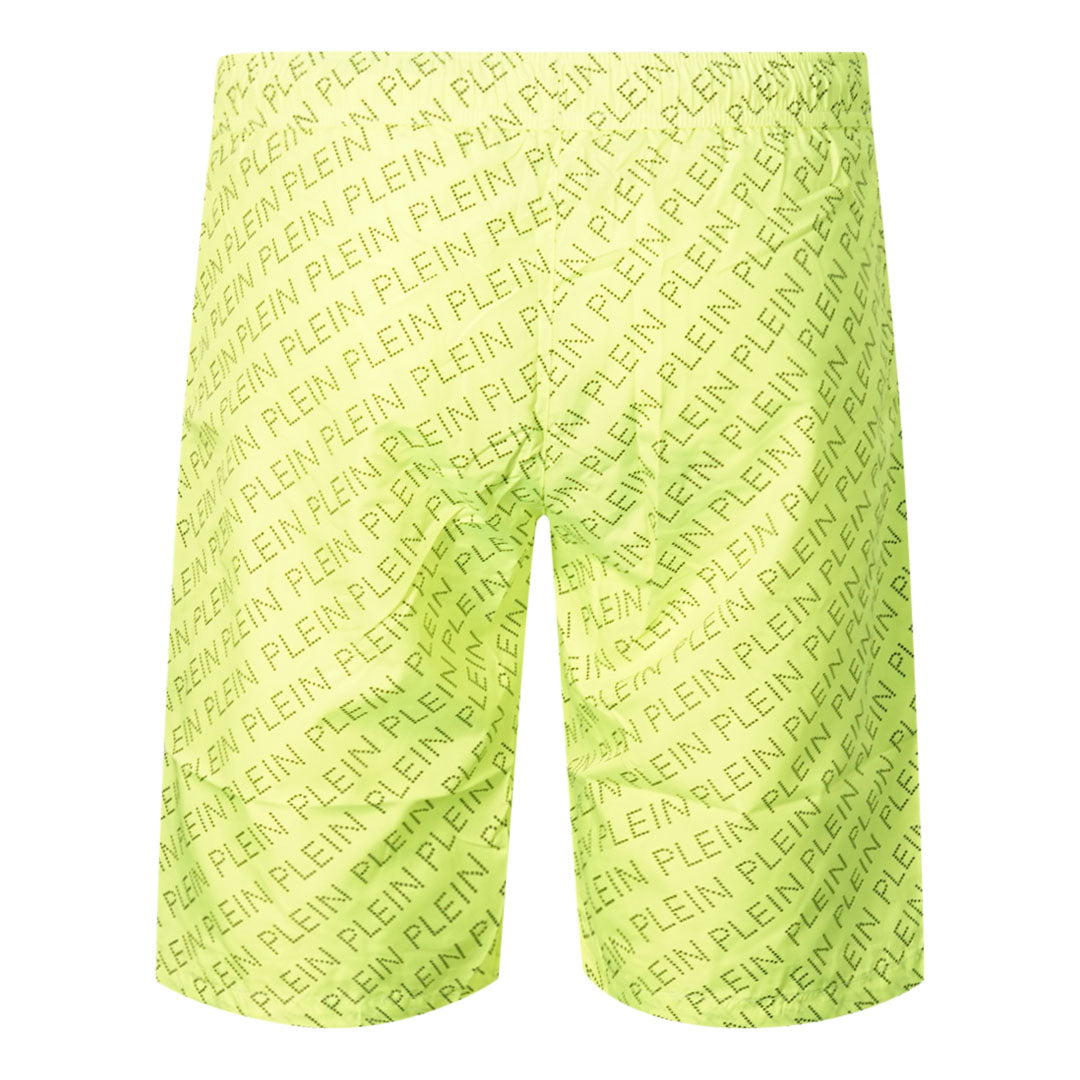 Philipp Plein Mens Swim Shorts Yellow