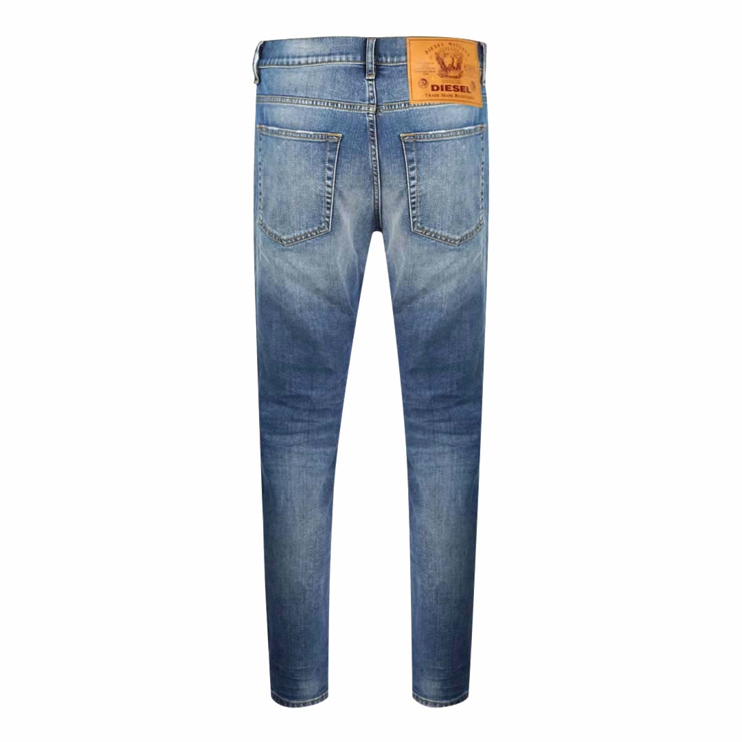 Diesel Mens D Fining Z9A19 Jeans Blue