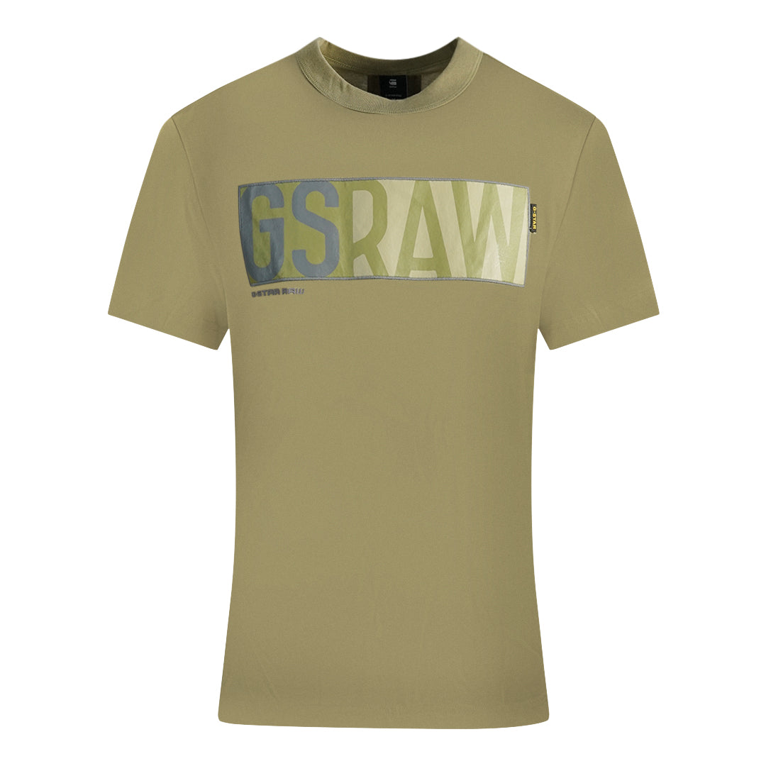 G Star Raw Mens D17777 C627 726 T Shirt Beige