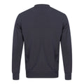 Aquascutum Pixel Aldis Logo Navy Sweatshirt - Nova Clothing