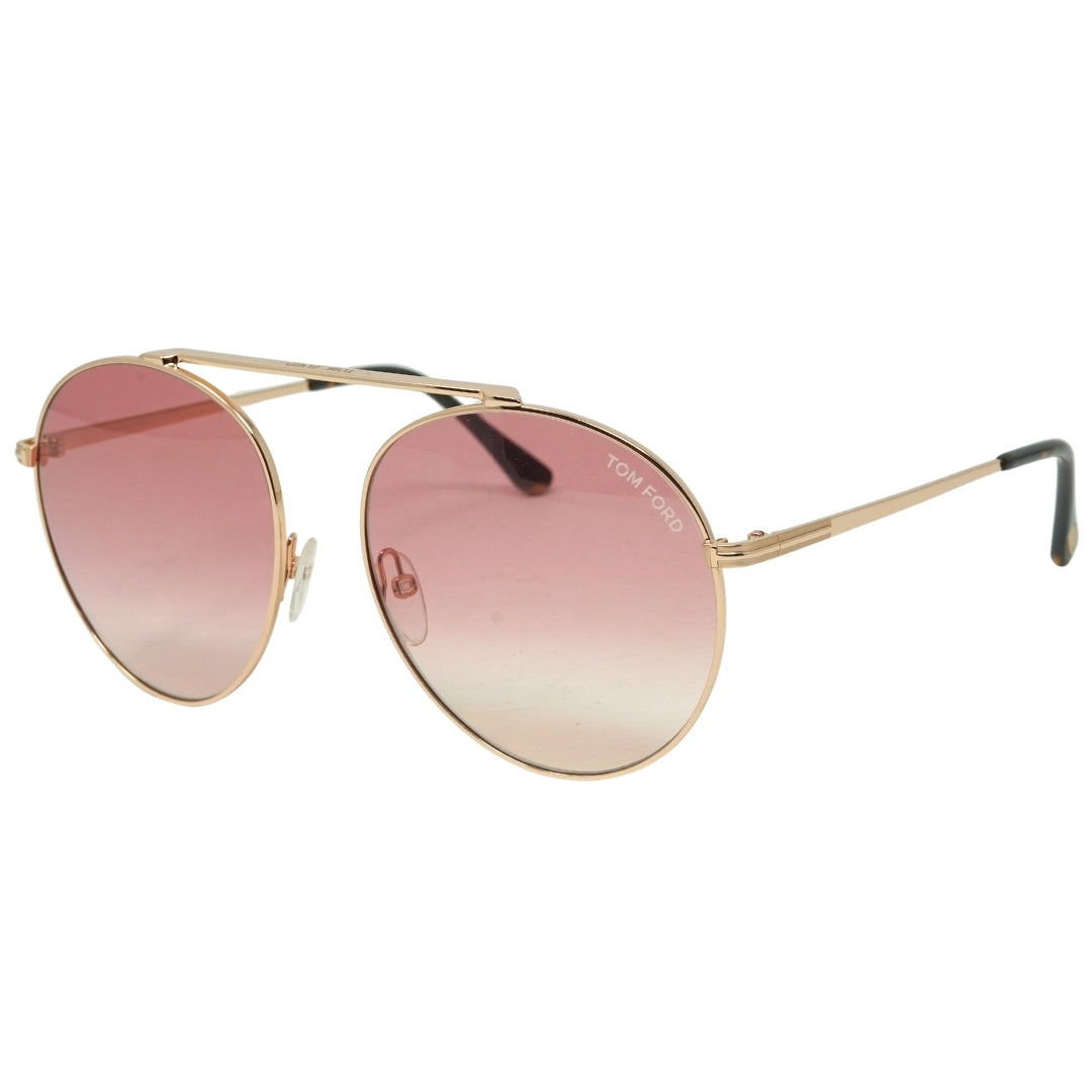 Tom Ford Womens Simone Sunglasses Gold