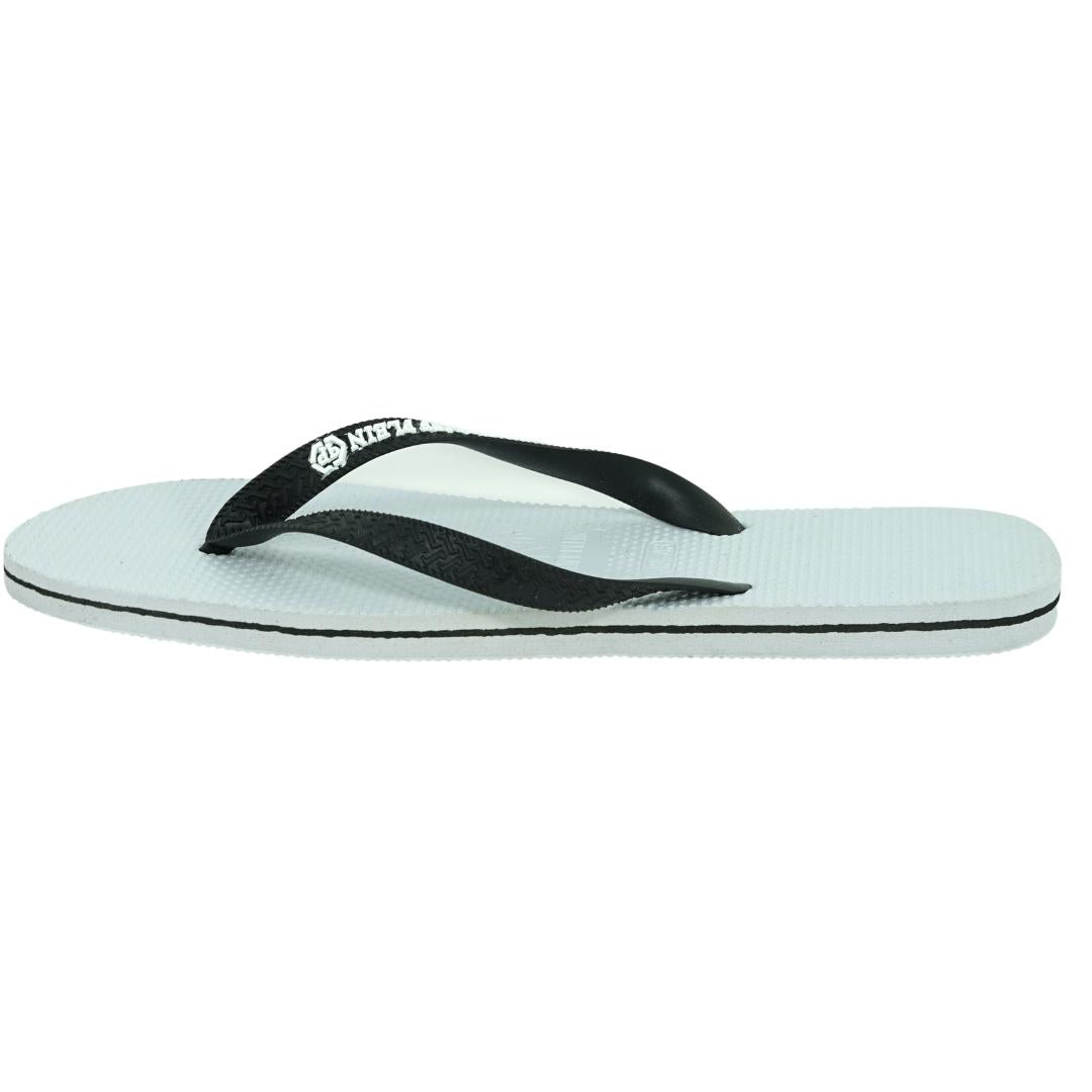 Philipp Plein Mens Imps904 01B Flip Flops White