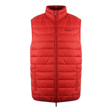 Aquascutum Mens Jk002 13 Gilet Red