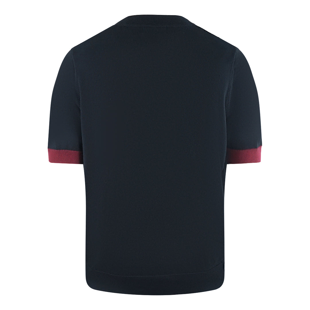 Fred Perry Mens T Shirt Navy Blue