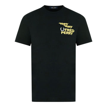 Fred Perry Mens M2679 102 T Shirt Black