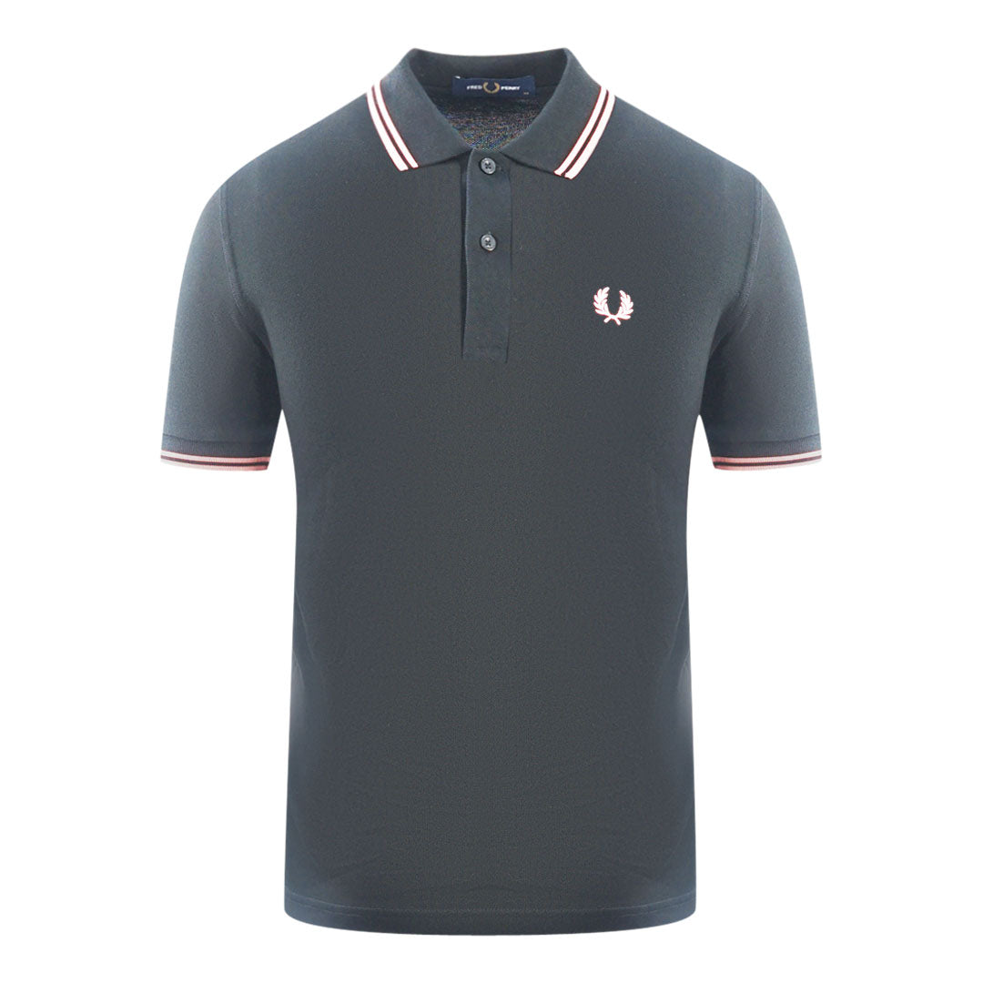 Fred Perry Mens M3600 P75 Polo Shirt Black