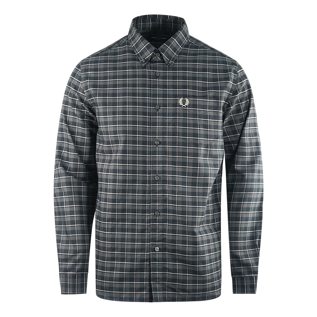 Fred Perry Mens Shirt Grey