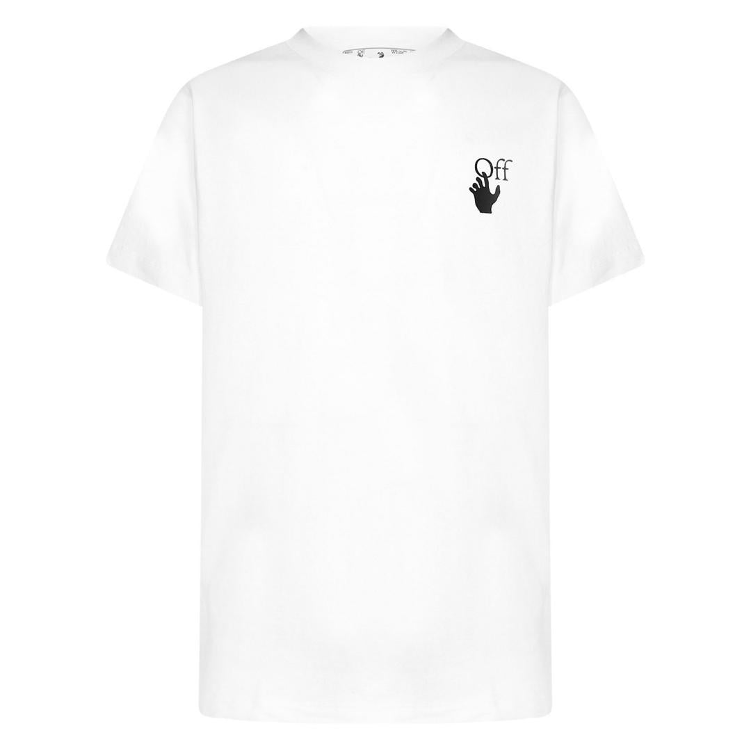 Off White Mens T Shirt Omaa027F21Jer0050184 White - Style Centre Wholesale