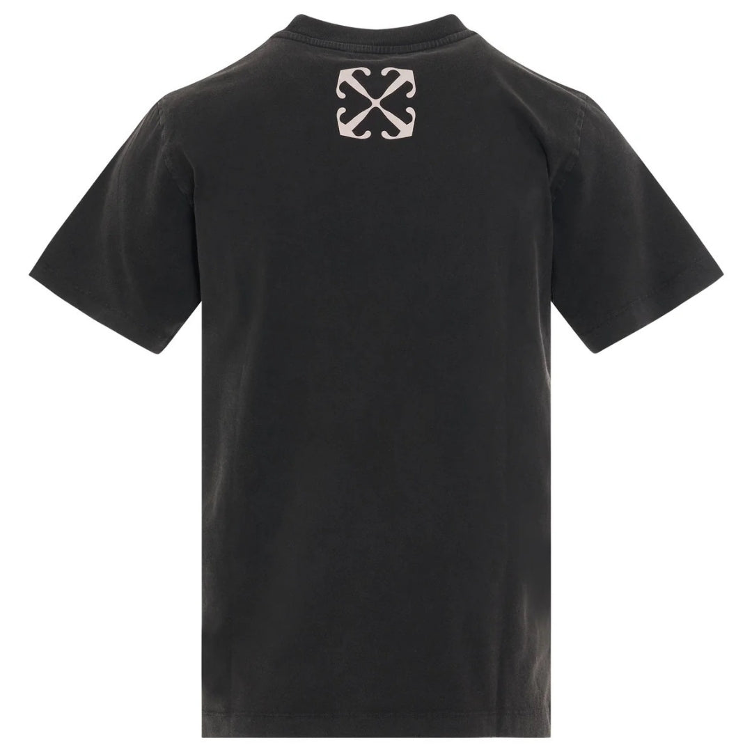 Off White Mens Omaa027F23Jer0041084 T Shirt Black