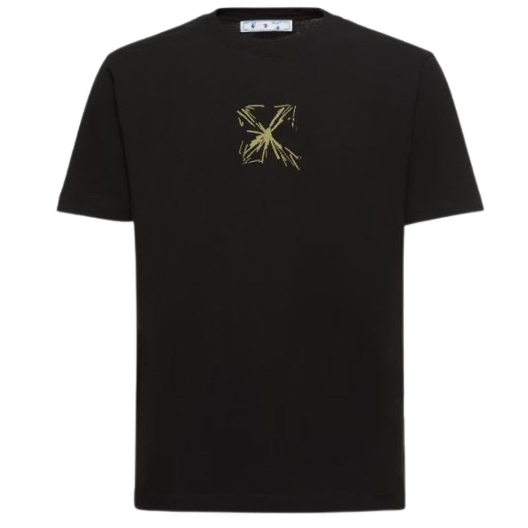 Off White Mens Omaa027S23Jer0051017 T Shirt Black