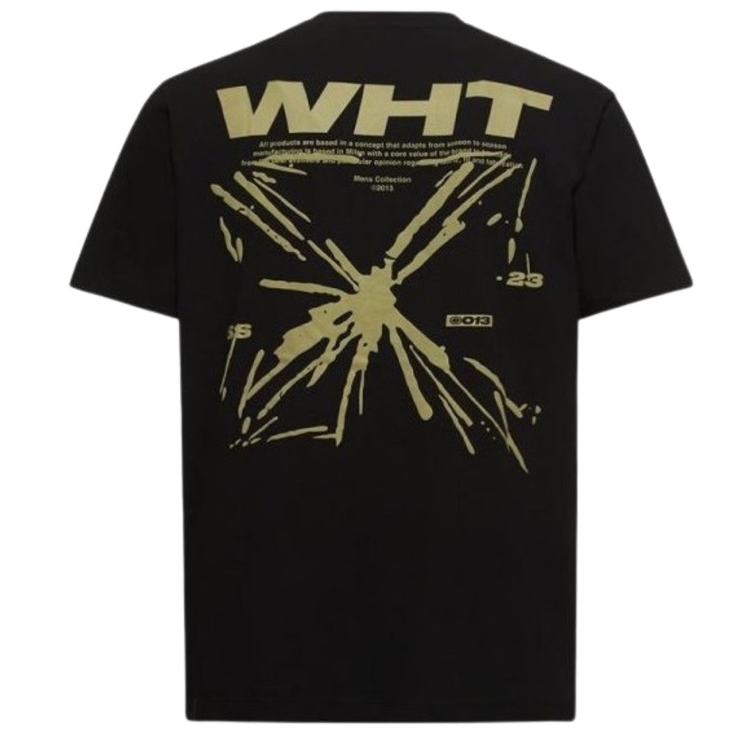 Off White Mens Omaa027S23Jer0051017 T Shirt Black