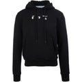 Off-White Green Bolt Arrow Slim Fit Black Hoodie S