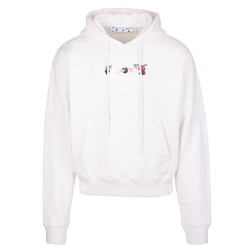 Off White Mens Hoodie Ombb037F21Fle0150132 White