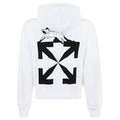 Off White Caterpillar White Hoodie - Nova Clothing