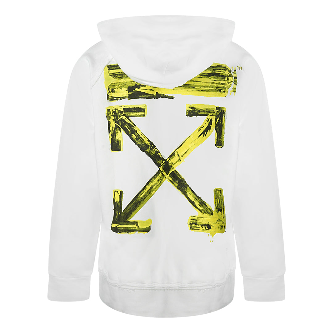 Off White Mens Ombb057F19E300100160 Hoodie White